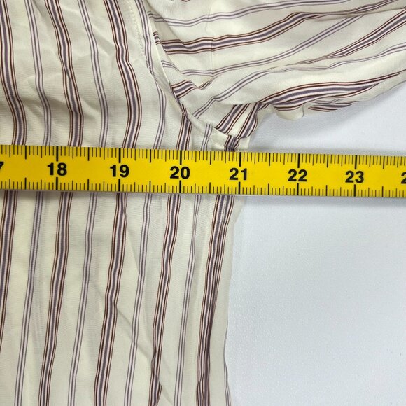 $455 NOWT See By Chloé Floral Stripe Top Blouse Size 38 - Picture 11 of 13